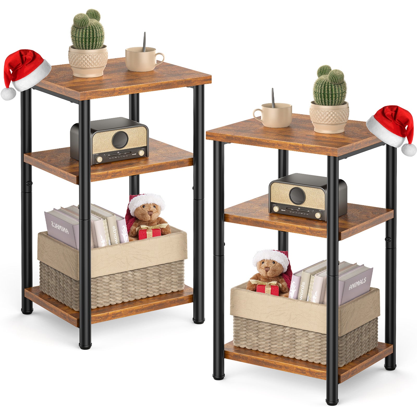 3-Tier Adjustable Coffee Table – Multi-Level Side & Center Table