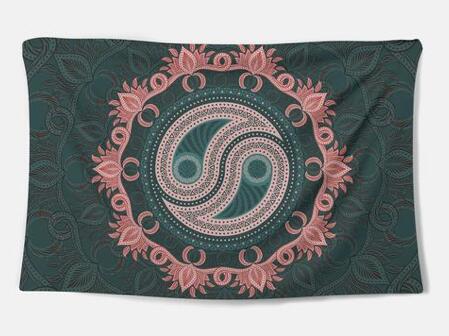 Decorative Wall Tapestry – Vibrant Polyester Fabric Wall Hanging