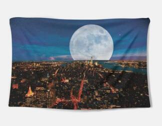 Decorative Wall Tapestry – Vibrant Polyester Fabric Wall Hanging