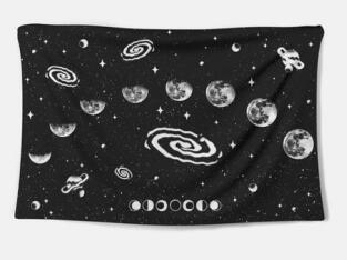 Decorative Wall Tapestry – Vibrant Polyester Fabric Wall Hanging