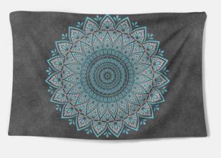 Decorative Wall Tapestry – Vibrant Polyester Fabric Wall Hanging