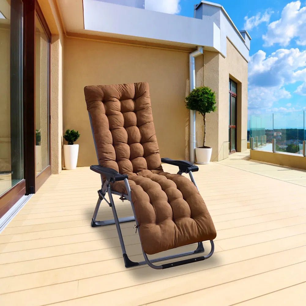 Chaise Lounge Cushion – 67" x 22" Recliner & Outdoor Chair Pad