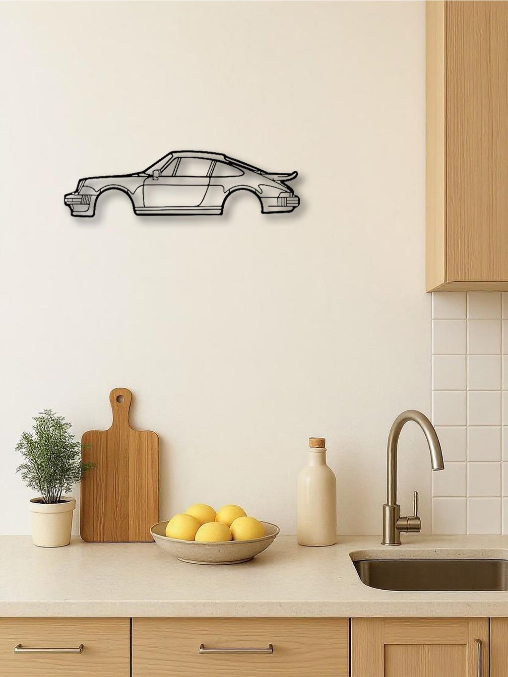 Sports Car Metal Wall Art – Auto Enthusiast Home & Garage Decor