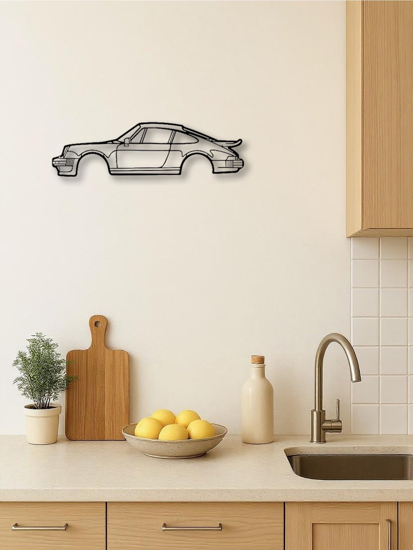 Sports Car Metal Wall Art – Auto Enthusiast Home & Garage Decor