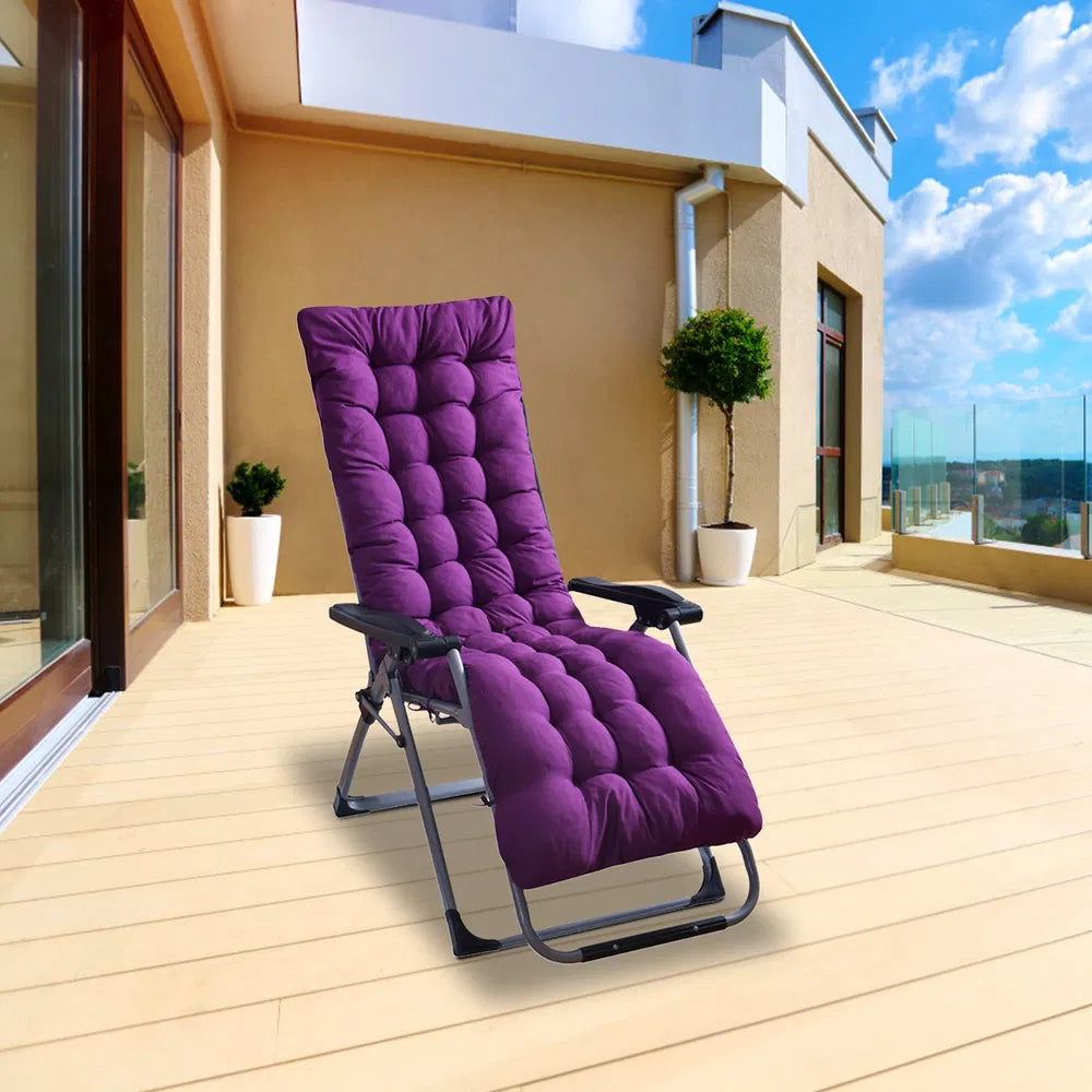 Chaise Lounge Cushion – 67" x 22" Recliner & Outdoor Chair Pad