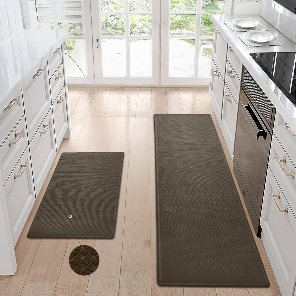 Non-Slip Kitchen Floor Mat Set – 2-Piece Anti-Fatigue Comfort Mat