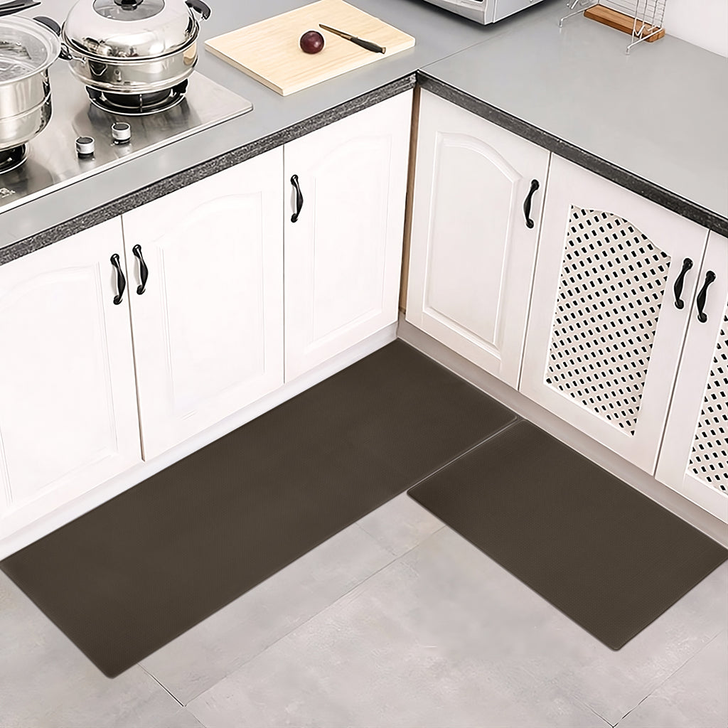 Non-Slip Kitchen Floor Mat Set – 2-Piece Anti-Fatigue Comfort Mat