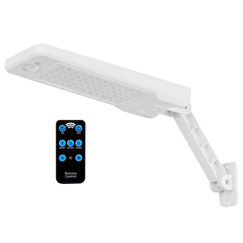 60-LED Solar Outdoor Security Light – Motion Sensor, Waterproof & Remote Control