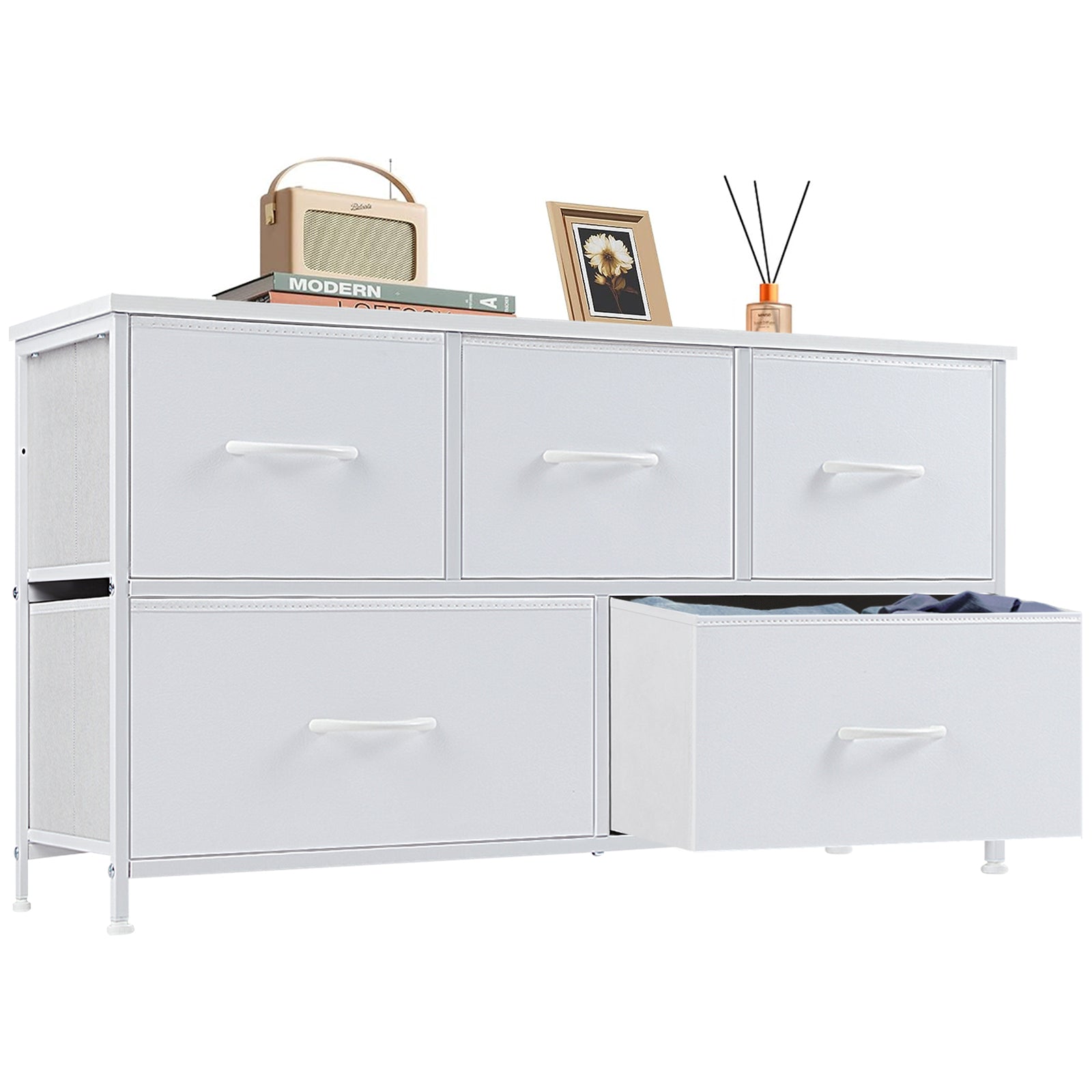 Tall Dresser Storage Tower – Multi-Drawer Fabric Organizer for Bedroom & Closet