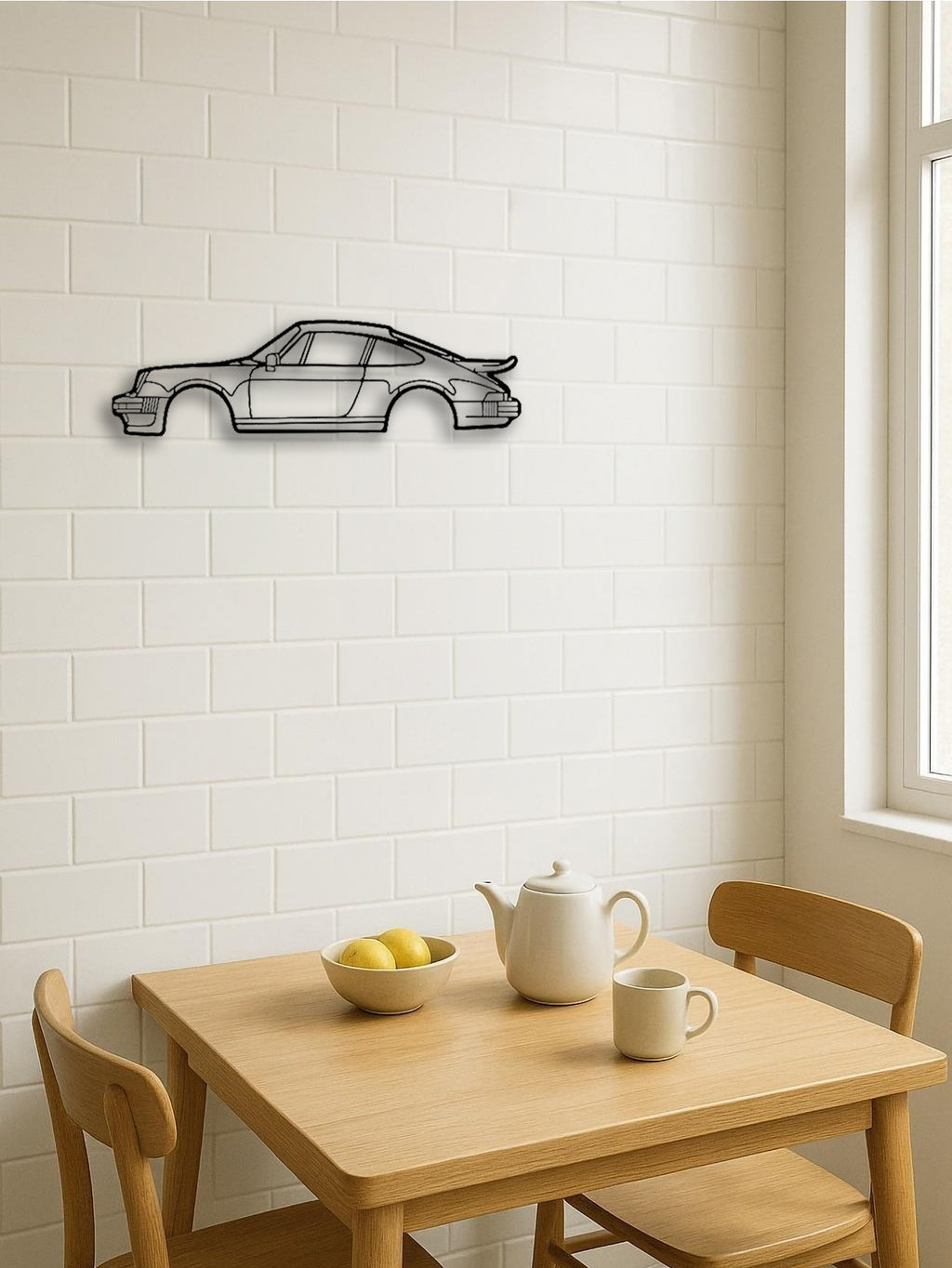 Sports Car Metal Wall Art – Auto Enthusiast Home & Garage Decor