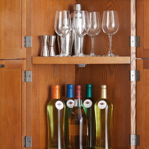 72" Corner Kitchen Pantry Cabinet – 4-Tier, 8-Door Tall Storage with Adjustable Shelves