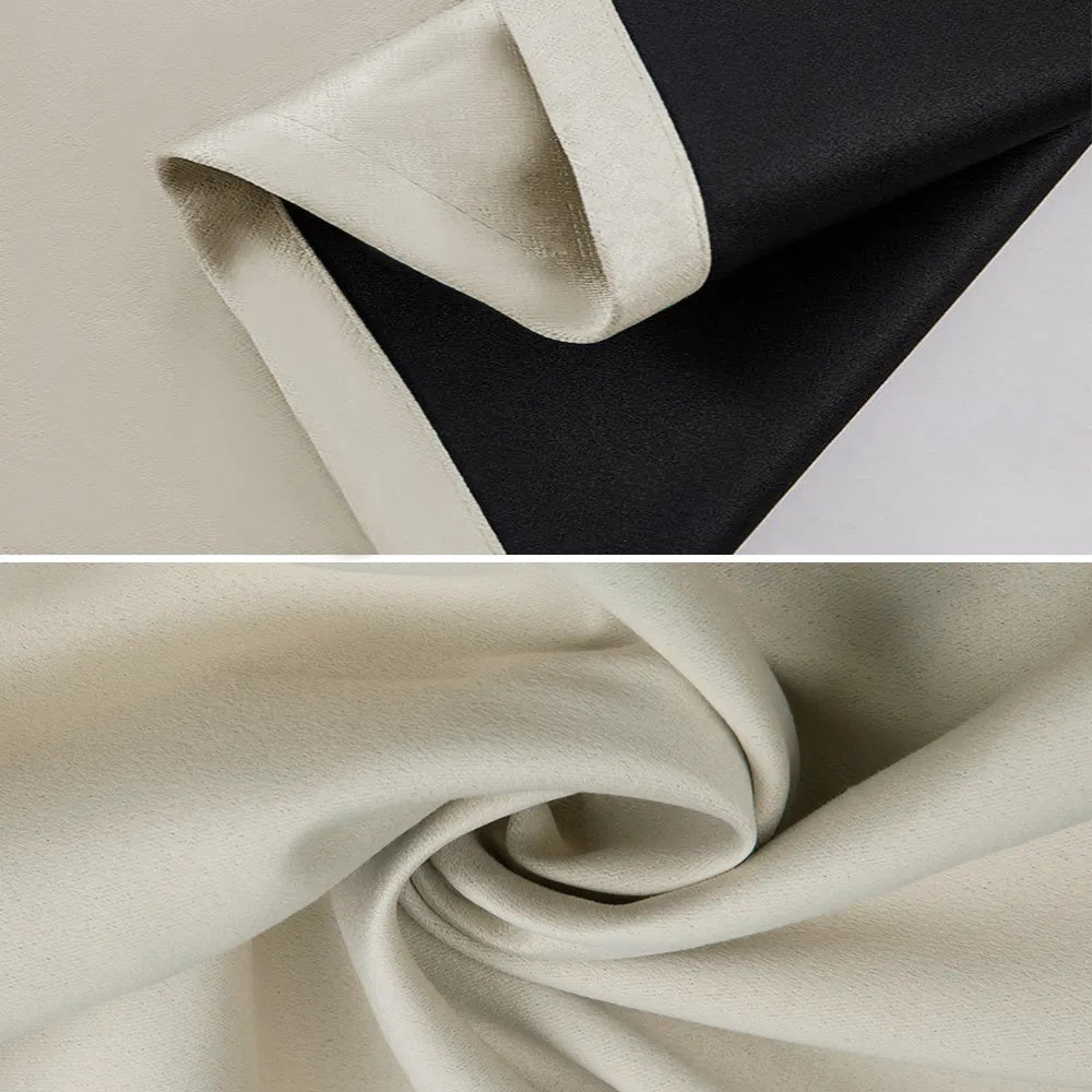 Blackout Curtains – Set of 2 Thermal Insulated Grommet Panels (52"x63")