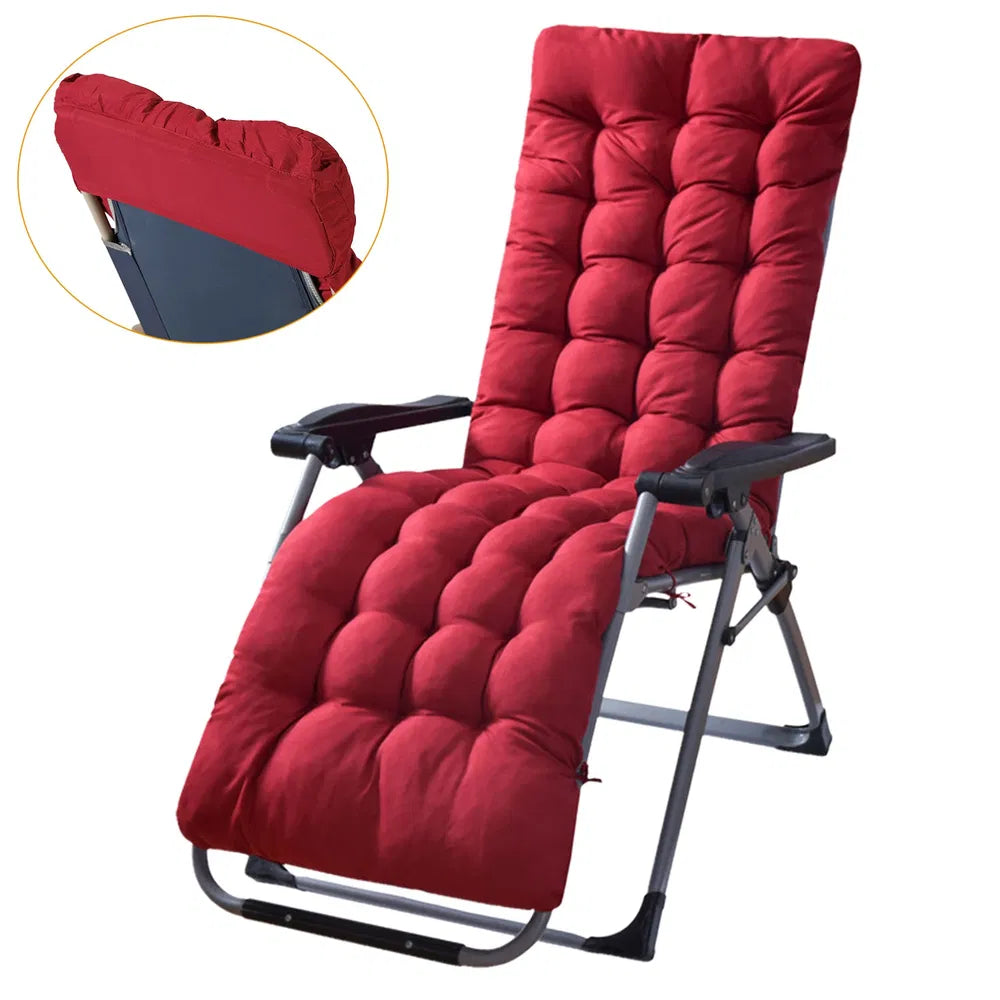 Chaise Lounge Cushion – 67" x 22" Recliner & Outdoor Chair Pad