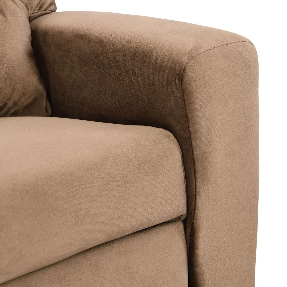 Kids Recliner Chair with Cup Holders – Upholstered Toddler Couch & Lounger