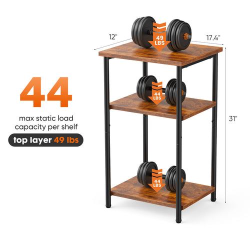 3-Tier Adjustable Coffee Table – Multi-Level Side & Center Table