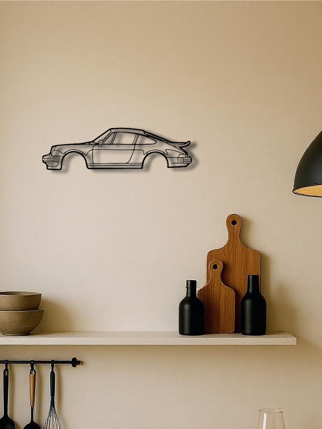 Sports Car Metal Wall Art – Auto Enthusiast Home & Garage Decor