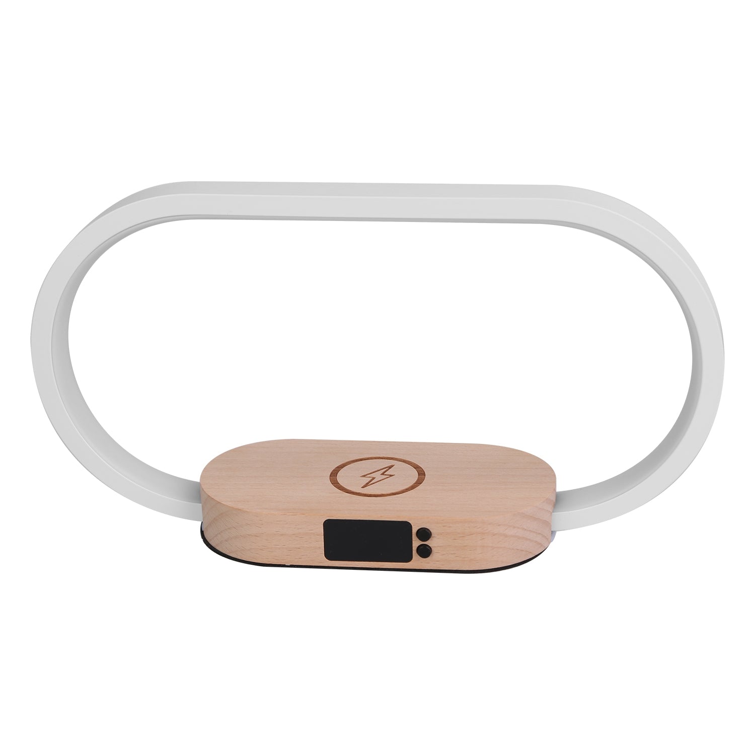Bedside Table Lamp with Touch Control, Digital Clock & Wireless Charging
