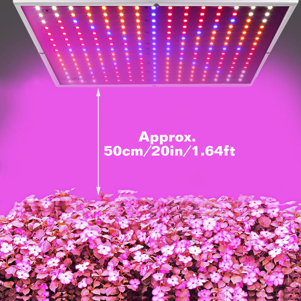 Full Spectrum LED Grow Light – 225 LEDs, 15W Hanging Plant Light