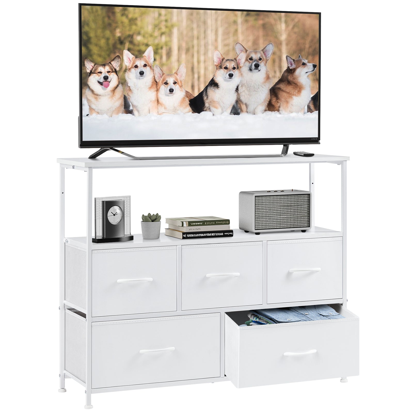 Tall Dresser Storage Tower – Multi-Drawer Fabric Organizer for Bedroom & Closet