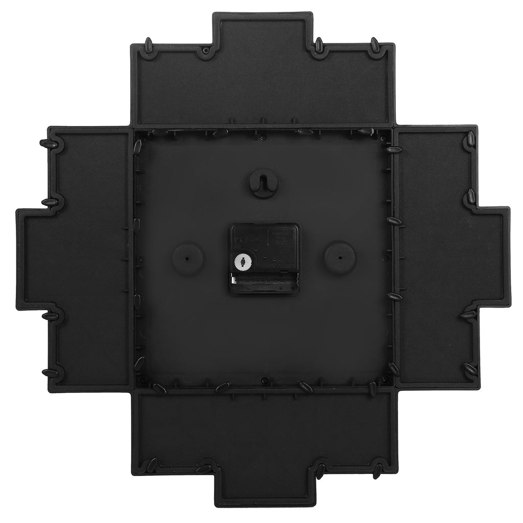 Photo Frame Wall Clock – 12-Opening Picture Collage Display