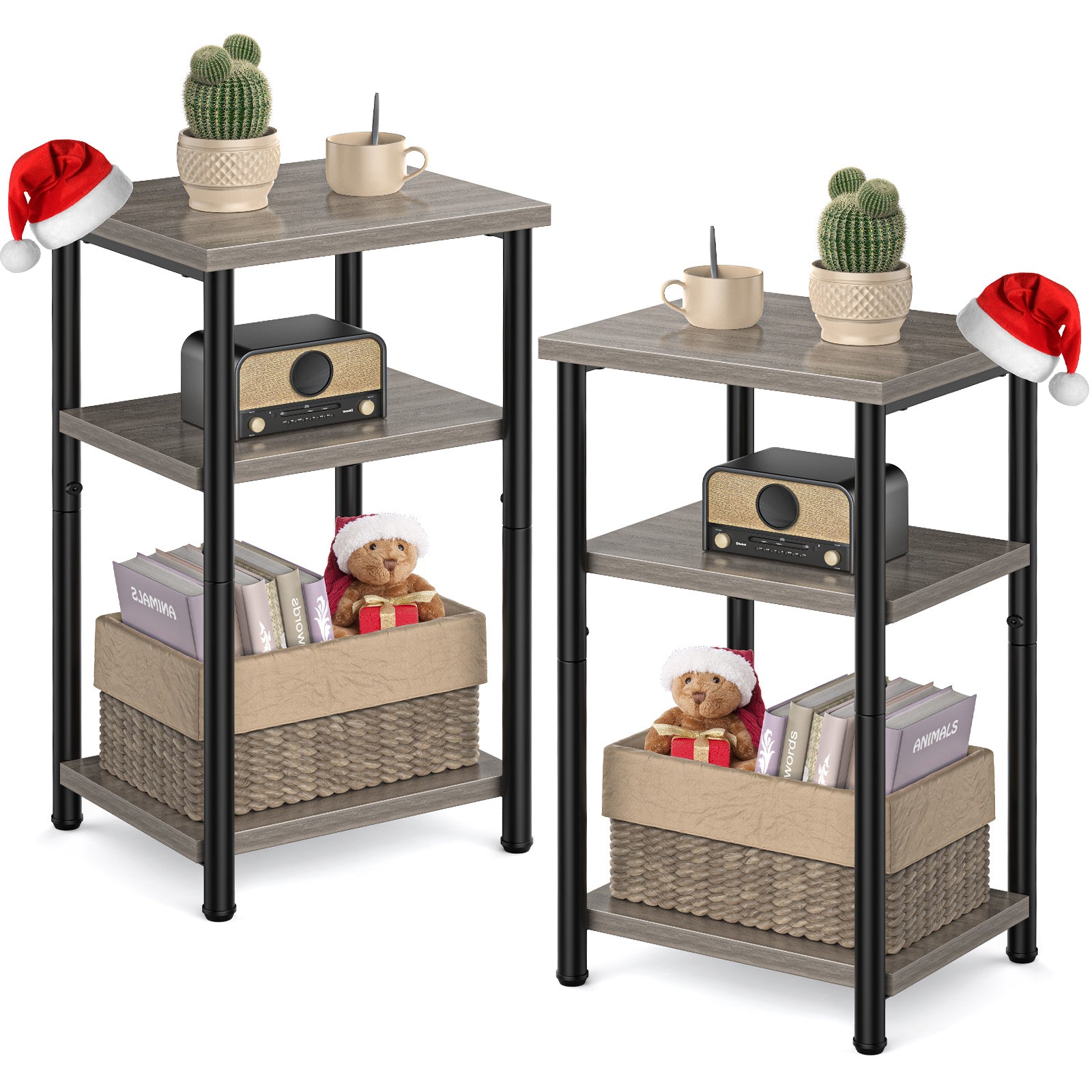3-Tier Adjustable Coffee Table – Multi-Level Side & Center Table