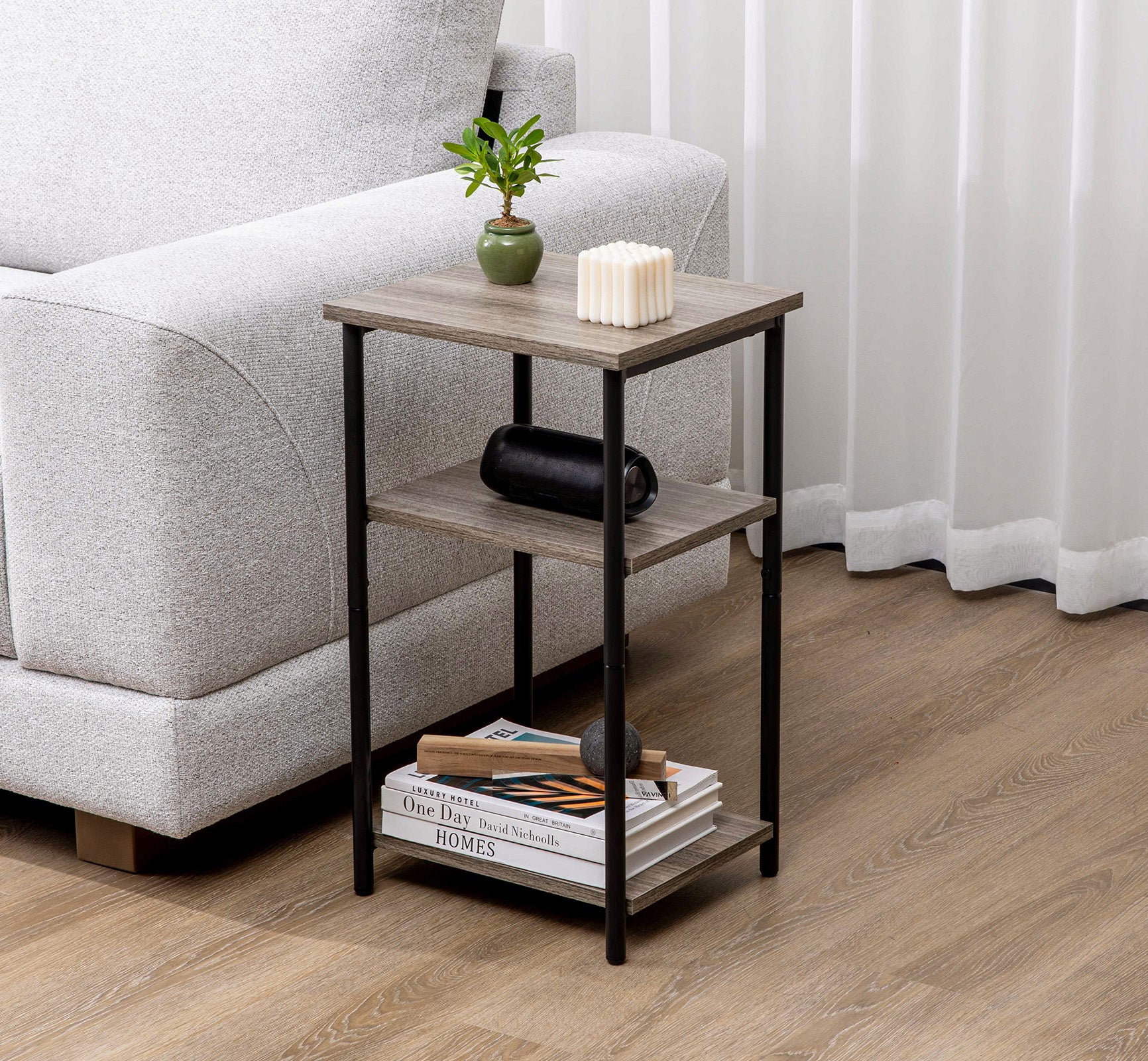3-Tier Adjustable Coffee Table – Multi-Level Side & Center Table