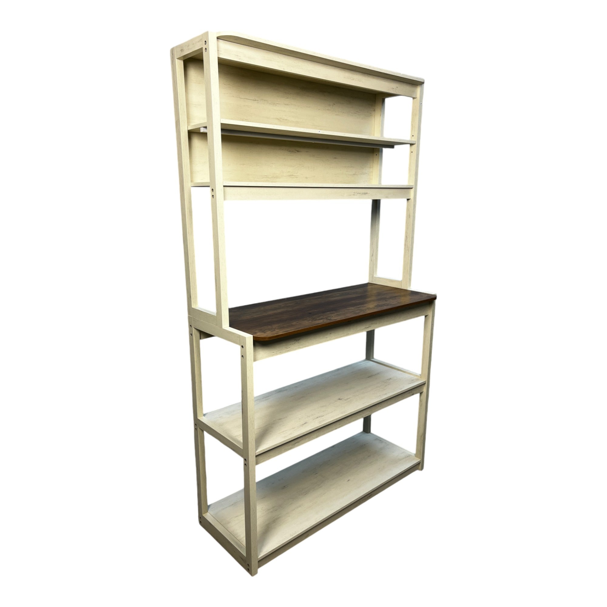 5-Tier Kitchen Storage Shelving Unit – Freestanding Pantry & Microwave Rack