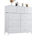 Tall White Dresser with Drawers – Bedroom Storage Cabinet