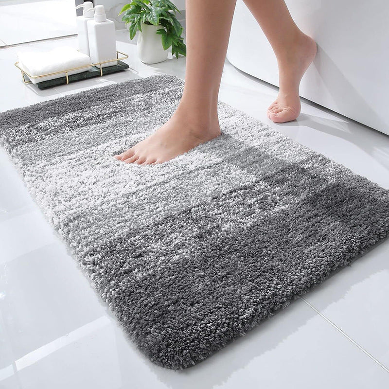 Luxury Microfiber Non-Slip Floor Mat – Soft, Absorbent & Stylish