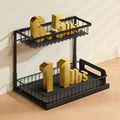 2-Tier Pull-Out Under Sink Cabinet Organizer – Sliding Storage for Kitchen & Bathroom