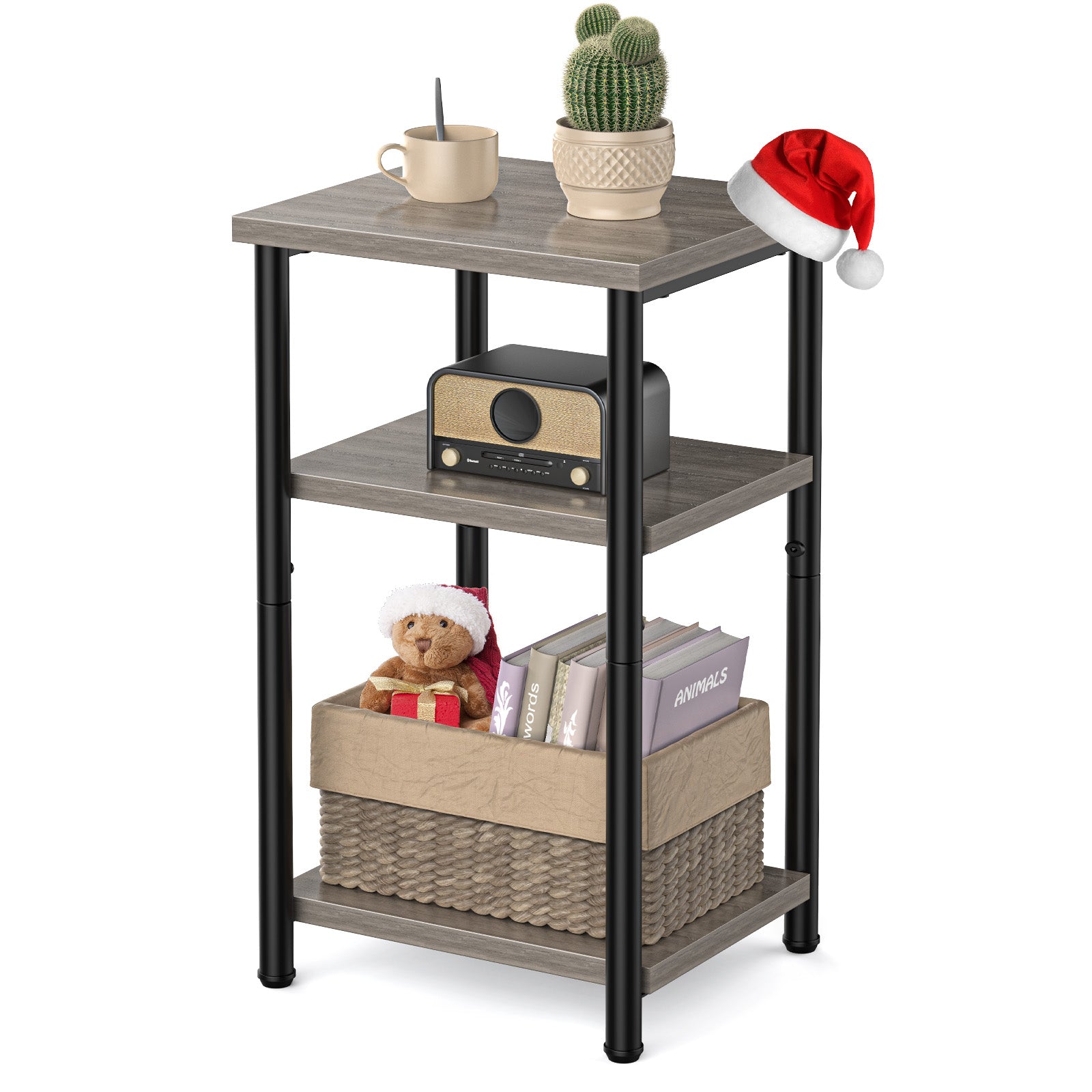 3-Tier Adjustable Coffee Table – Multi-Level Side & Center Table